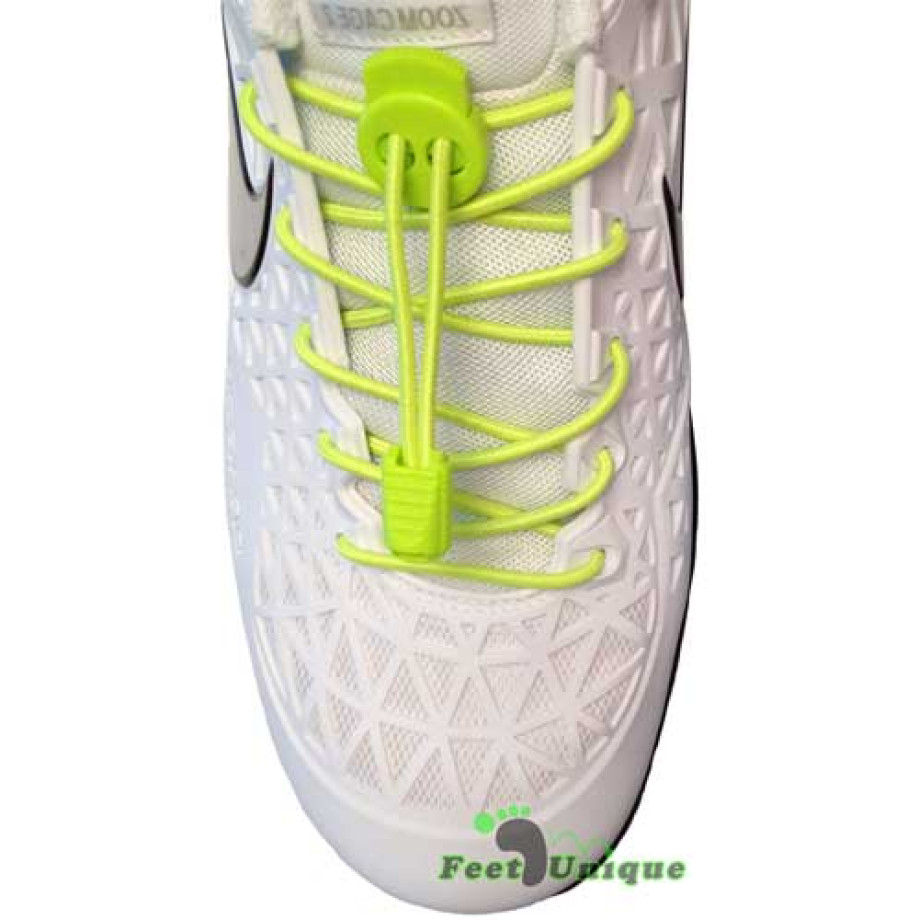 Buy Elastic Lock Neon Yellow Shoelaces Here